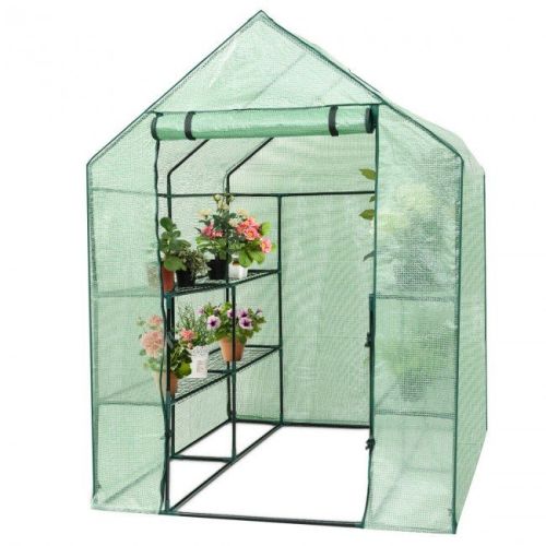 8 shelves Mini Walk In Greenhouse Outdoor Gardening Plant Green House 8 shelves Mini Walk In Greenhouse Outdoor Gardening Plant Green House
