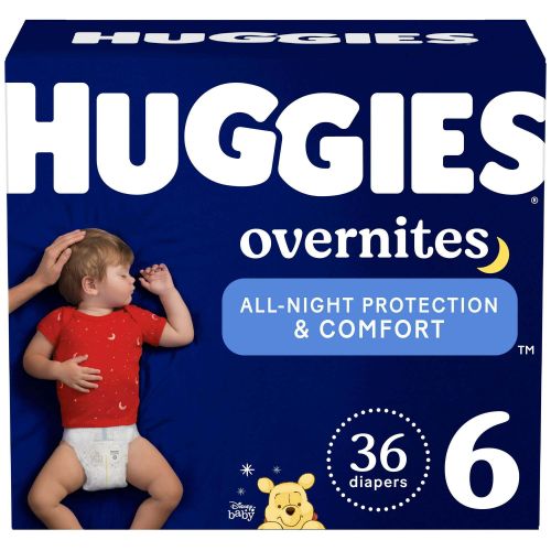 Huggies Overnites NIghttime Baby Diaper Size 6; 36 Count Huggies Overnites NIghttime Baby Diaper Size 6; 36 Count