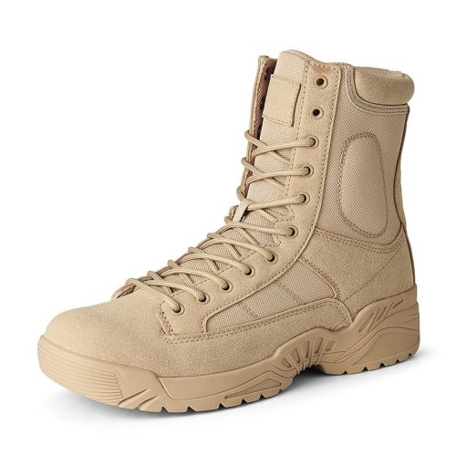 Autumn Combat Boot Men Women Climbing Training Lightweight Waterproof Tactical Boots Outdoor Hiking Breathable Mesh Army Shoes